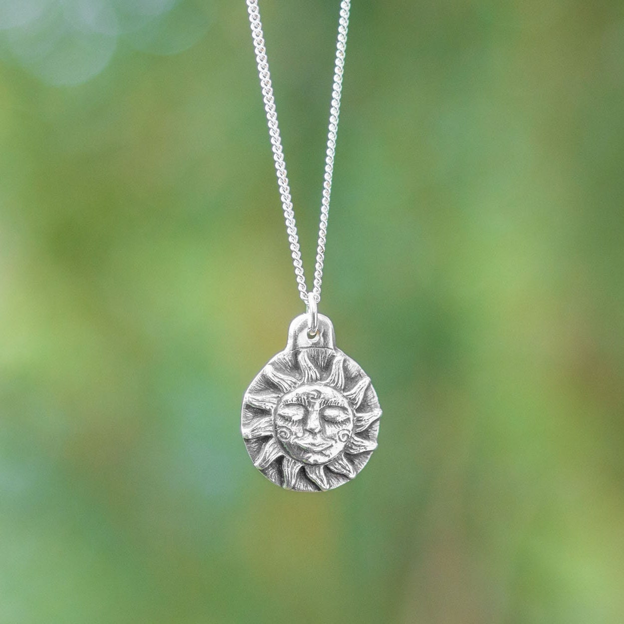 Sterling silver pendant on sale necklace